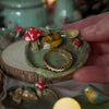 Fox Mushroom Tiny Trinket Dish 5x5cm