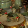 Tiny Owl Tree Log Pot 3.7 width x 1.5 depth (cm)