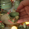Tiny Owl Tree Log Pot 3 width x 1.5 depth (cm)