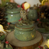 Owl Mushroom Trinket Pot 5 width x 3 depth (without owl in cm)