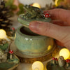 Frog Trinket Pot 6width x 4 depth (without animal in cm)