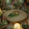 Sleepy Deer Leaf Trinket 4 length x 2.5 width (cm)