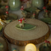 Mushroom House version 2 Leaf Trinket 4 length x 2.5 width (cm)