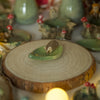Hedgehog Leaf Trinket 4 length x 2.5 width (cm)