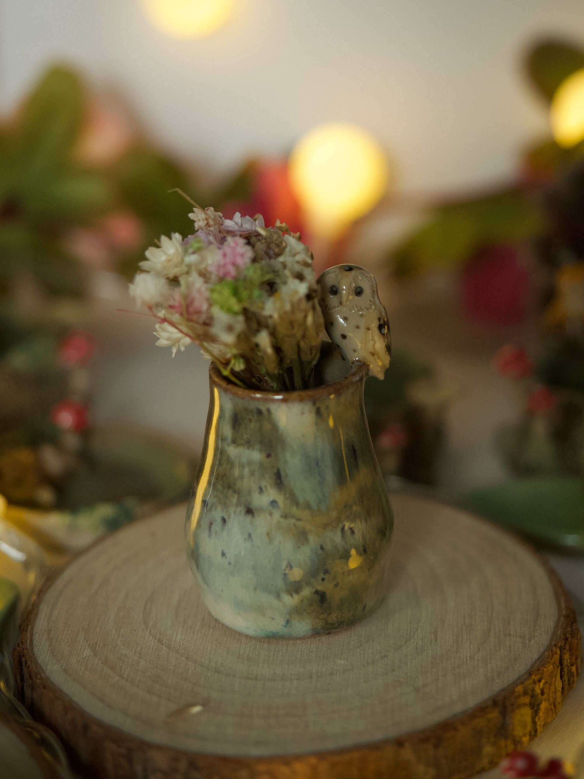 Owl Version 1 Miniature Vase 4(cm) Height