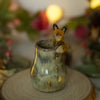 Sitting Fox Miniature Vase 4(cm) Height