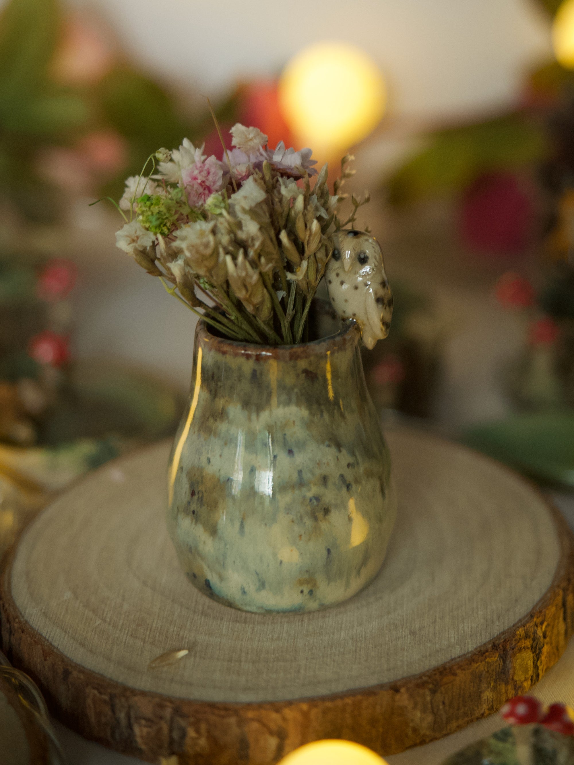 Owl Version 2 Miniature Vase 4(cm) Height