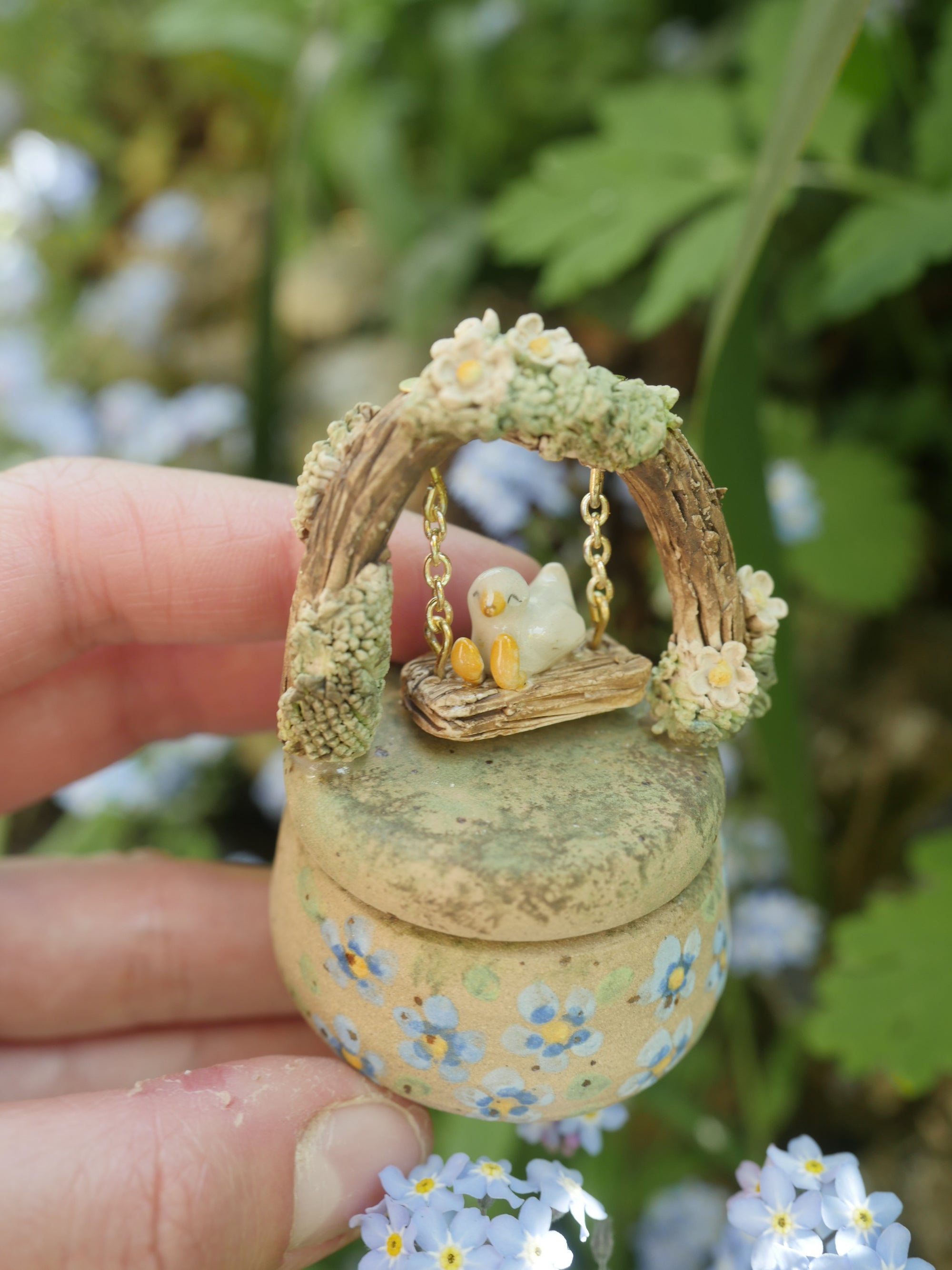 Duck Swing Trinket Pot