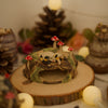 Calico Cat Tree Stump Trinket Holder (6 cm Width x 3cm Height)