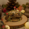 Calico Cat Tree Stump Trinket Holder (6 cm Width x 3cm Height)