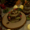 Playing Fox Tree Stump Trinket Holder (6 cm Width x 3cm Height)