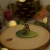 Woodpecker Leaf Trinket 4 length x 2.5 width (cm)
