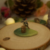 Woodpecker Leaf Trinket 4 length x 2.5 width (cm)