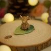 Sitting Cow Leaf Trinket 4 length x 2.5 width (cm)