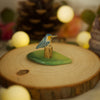 Kingfisher Leaf Trinket 4 length x 2.5 width