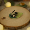 Rolling Cat Leaf Trinket 4 length x 2.5 width