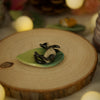 Rolling Cat Leaf Trinket 4 length x 2.5 width