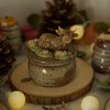 Daisy highland Cow Trinket Pot (4cm Width x 3cm Height)