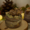 Daisy highland Cow Trinket Pot (4cm Width x 3cm Height)