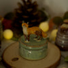 Fox Trinket Pot (4cm Width x 3cm Height)