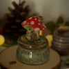 Mushroom Fairy House Trinket Pot (4cm Width x 3cm Height)