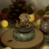 Flower Fairy House Trinket Pot (4cm Width x 3cm Height)