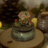 Flower Fairy House Trinket Pot (4cm Width x 3cm Height)