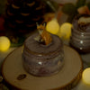 Sitting Fox Trinket Pot (4cm Width x 3cm Height)