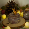 Sitting Fox Trinket Pot (4cm Width x 3cm Height)