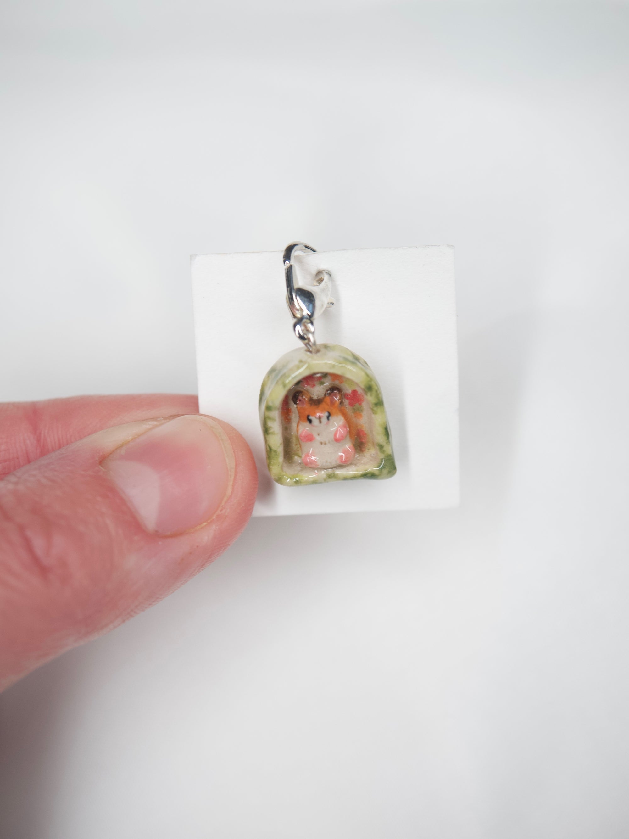 Sculpted Charms with Clasp