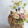 Bear Mini Dried Flower Vase