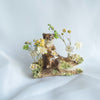 Otter Dried Flower Log Piece