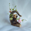Spring Red Panda Dried Flower Piece