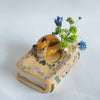 fox Dried Flower Sculpture