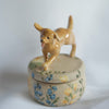 Golden Dog Trinket Pot