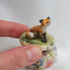 Cheeky Fox Floral Trinket Pot