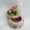 Cheeky Fox Floral Trinket Pot