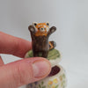 Small Red Panda Stretching Pot