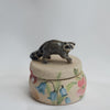 Raccoon Bell Flower Trinket Pot
