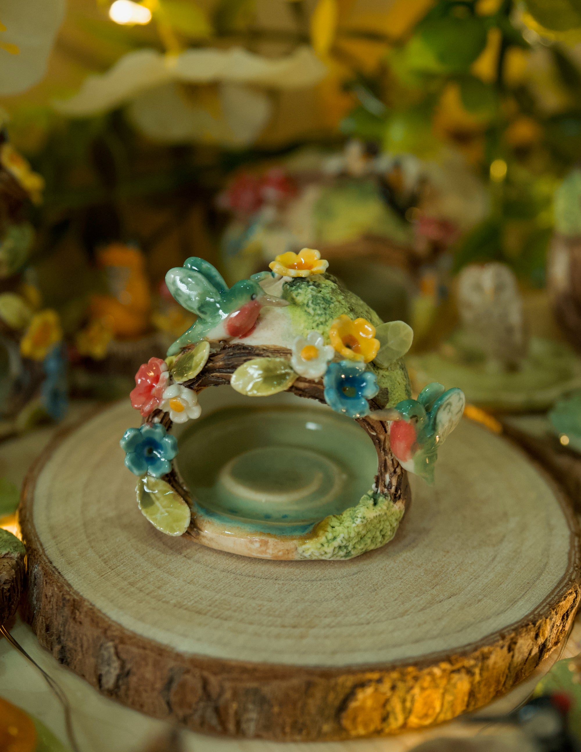 Woodland Dome Hummingbirds (4.5cm height and width)
