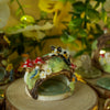 Woodland Dome Calico Cat (4.5cm height and width)