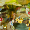 Woodland Owl and Mouse Tree Stump (6cm width x 4cm Height)