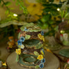 Woodland Friends Two tiered Tree Stump Trinket (5cm Width x 6cm Height)