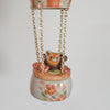 Red Panda Hot Air balloon Mini Trinket Pot