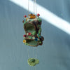 Fox Woodland Themed Sun Catcher (with Cut Glass Crystals featuring platinum foiling for sparkle)