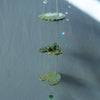 Frog Themed Sun Catcher (with Cut Glass Crystals featuring platinum foiling for sparkle) made to order