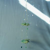 Frog and Hummingbird Themed Sun Catcher (with Cut Glass Crystals featuring platinum foiling for sparkle)