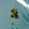 Mouse and Bunny Woodland Themed Sun Catcher (with Cut Glass Crystals featuring platinum foiling for sparkle) (Copy)