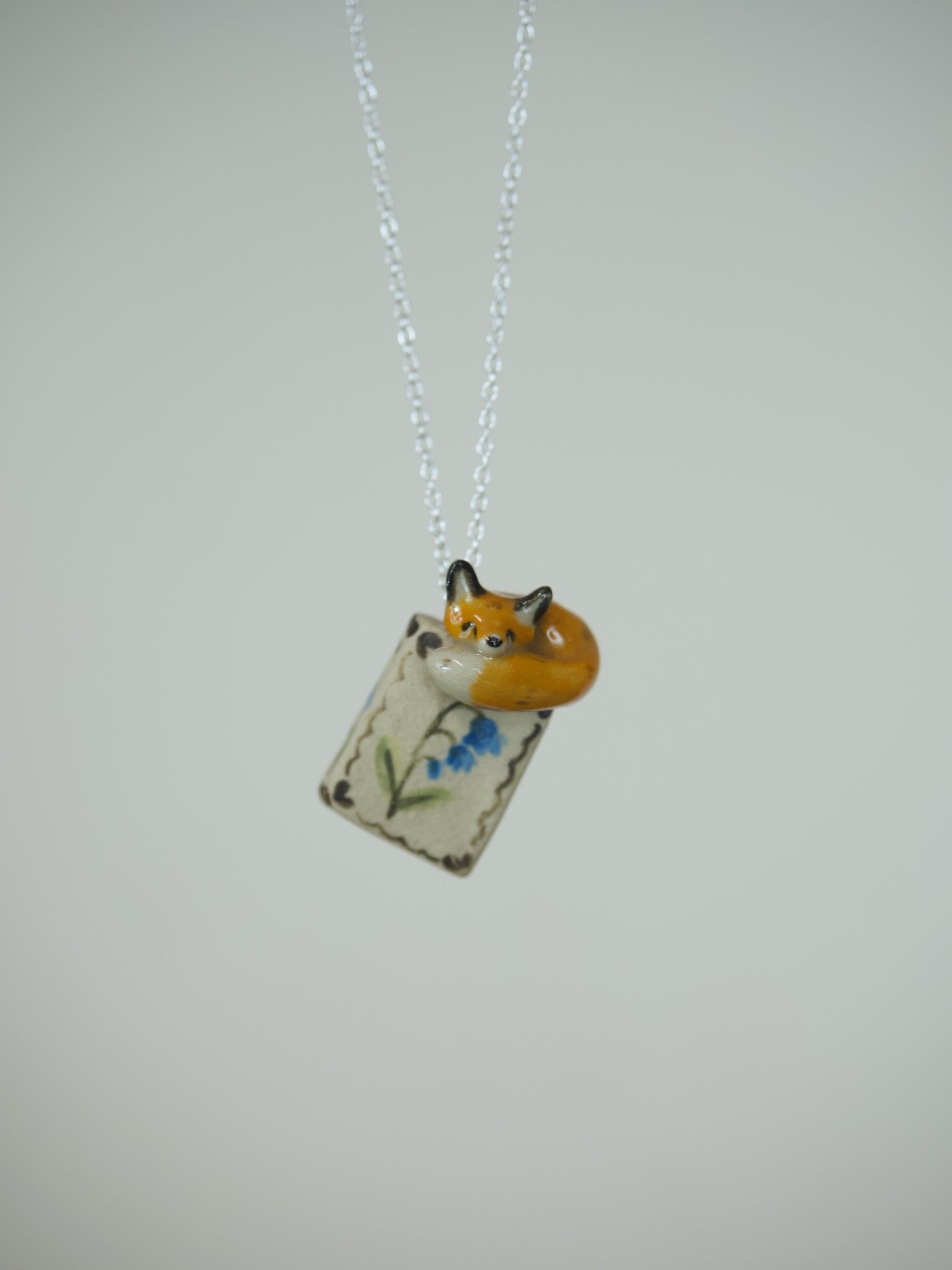Made To Order: Fox Book Necklace 18inch(on or before 15th August Dispatch)