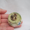 sleepy cat trinket pot